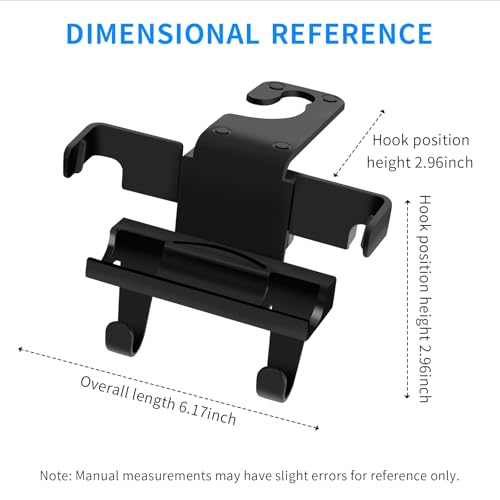 Upgraded Car Headrest Hidden Hook 2 in 1 Car Seat Hooks with Phone Holder for Purse, Hangers Vehicle Organizer ,Durable Hanger Storage Holder Organizer