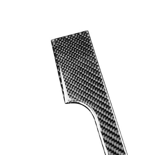 Real Soft Carbon Fiber Car Accessories Central Console Instrument Side Strips Interior Trim Stickers Compatible with Ford Mustang GT Shelby 2005 2006 2007 2008 2009 - color: Console Strips-black