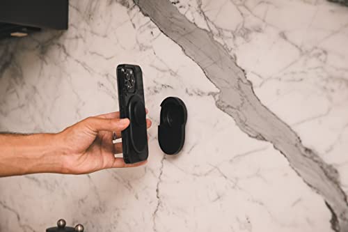 PopSockets Magnetic Suction Phone Mount, Surface Mount for MagSafe - Black - color: Black, style: MagSafe Mount