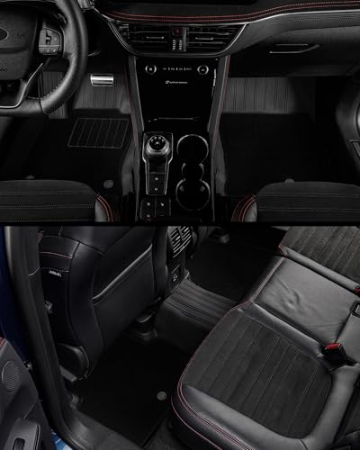 3W Floor Mats & Carpets Custom Fit Toyota Tacoma 2016-2023 (Only for Double Cab and Automatic), TPE Floor Liner Thickened Carpet with Safety Locks and Driver Heel Pad for Tacoma Cars Accessory - size: 6. Tacoma|16-23|Floor Mats&Full Carpet