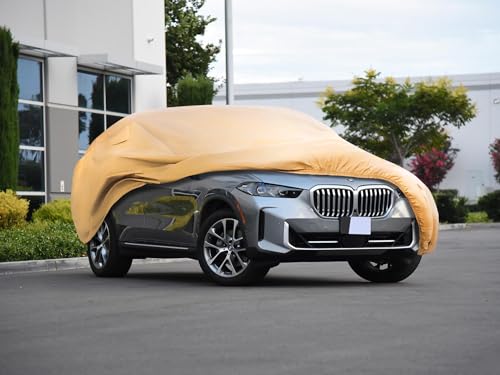 Heavy Duty Outdoor Car Cover Custom Fit for 2019-2026 BMW X5,Windproof All Weather Waterproof Sun Rain UV Dust Snow Protection Outdoor Car Covers - size: Custom Fit BMW X5