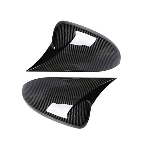 Carbon Fiber Patterned for Chevrolet Cruze 2009-2012 Side Wing Rear View Mirror Covers ABS Trim With OX Horn Car Styling (Carbon fibre) - style: Carbon fibre