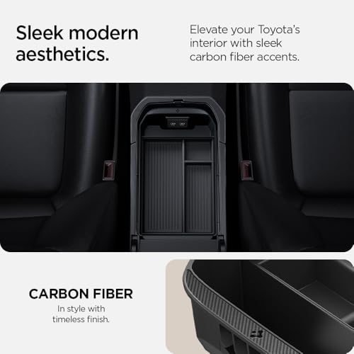 Spigen Console Organizer for Toyota RAV4 2019-2025 and RAV4 Prime 2021-2025 - size: Toyota RAV4