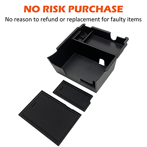 JOJOMARK Compatible with Subaru Impreza 2017-22 2023 and Crosstrek 2018 2019 2020 2021 2022 2023 Accessories Center Console Tray Organizer, Armrest Secondary Storage Box - color: 2018+BLACK