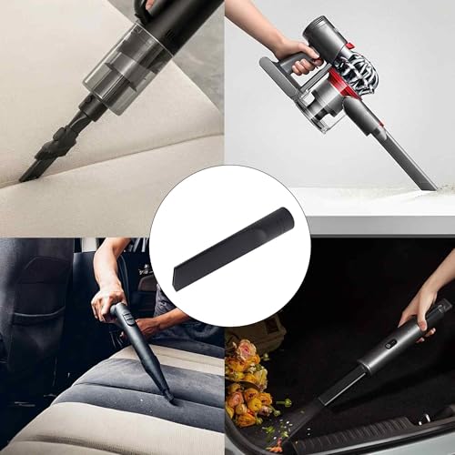 35mm Black Vacuum Crevice Tool, Small-caliber Plastic Universal Nozzle Attachment for Tight Spaces, Compatible with Standard Hoses for Furniture, Vents, Car Interior Cleaning - style: Small-caliber
