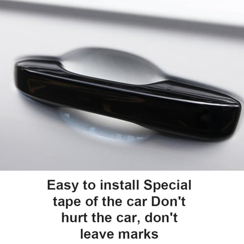 Car Accessories Exterior Door Handle Cover Trim Without Smart Holes Compatible with Honda CR-V CRV 2023 2024 2025 2026 (Glossy Black) 4PCS ABS - color: Glossy Black