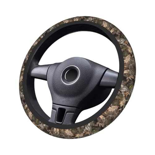 Camo Steering Wheel Covers Non Slip Neoprene Universal 15 Inch Steering Wheel Protector Car Cover for Men Women - color: Camo