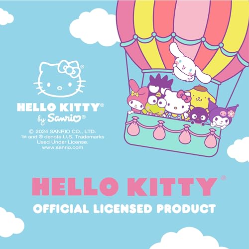 Hello Kitty Steering Wheel Cover Official Sanrio Car Accessory Universal Size 14.5 to 15 Inch Cute Red Design for Women Girls Sedans SUVs Trucks, Anti-Slip Grip, Stretch-Fit Design - style: Hello Kitty Red