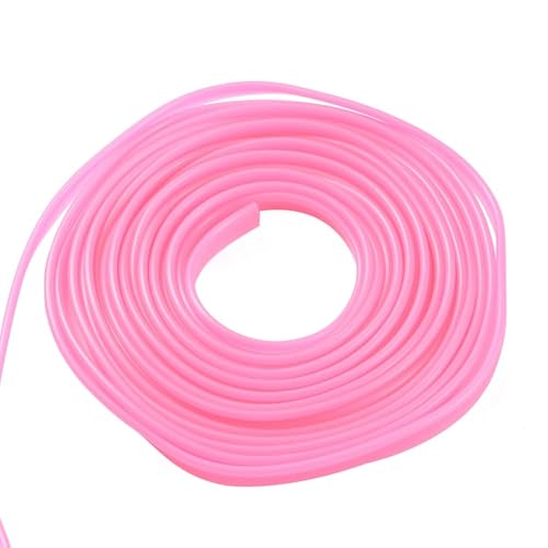 5M Flexible Trim for DIY Automobile Car Interior Exterior Moulding Trim Decorative Line Strip (Pink)