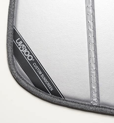 Covercraft UVS100 Custom Windshield Sunscreen for 2017-2026 Tesla 3 - Silver - color: Silver
