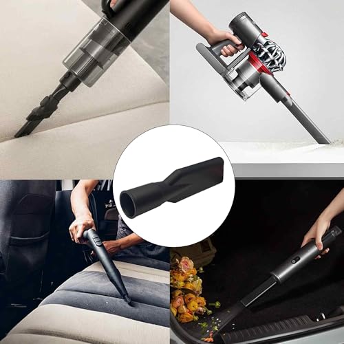 35mm Black Vacuum Crevice Tool, Wide-caliber Plastic Universal Nozzle Attachment for Tight Spaces, Compatible with Standard Hoses for Furniture, Vents, Car Interior Cleaning - style: Wide-caliber