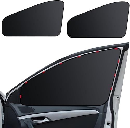 ZATOOTO Car Window Shades for Driver Side Car Privacy Shades for Front Window Full Blackout Car Window Cover Magnetic Sun Shade for Car Window Universal Great for Travel Camp Privacy - size: Blackout (Front)-2pcs