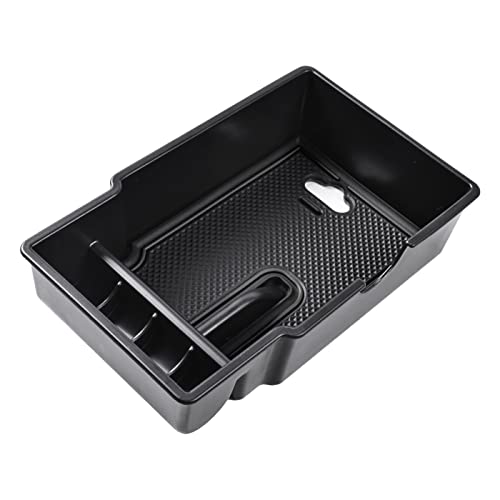 EDBETOS Center Console Organizer Tray Compatible with Jeep Renegade Accessories 2015-2019 2020 2021 2022 2023 Armrest Glove Box Secondary Storage (Black Line) - color: Black Line