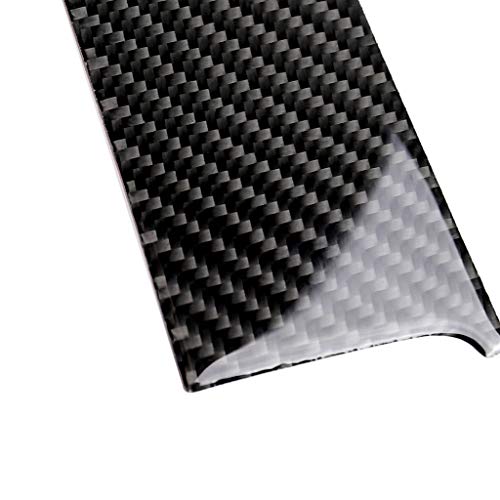 NVCNX Car Dashboard Dash Trim Cover Decal Compatible with Lexus IS250 2014 2015 / IS200t 2016 2017 / IS300 2016-2020 / IS350 2014-2020 Carbon Fiber Interior Trim Accessories Black - A - color: Dashboard Trim - a