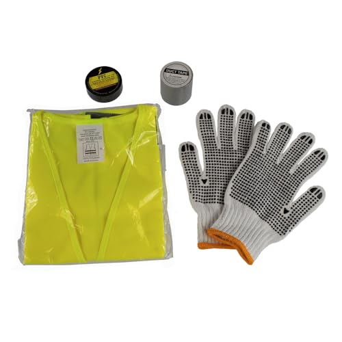 Ford Roadside Assistance Kit Contains First Aid Kit, Safety Vest, Booster Cables and Assorted Tools | VFL3Z19F515AC