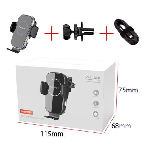 Car Wireless Charger for All Kinds of Cars and Cell Phones Car Phone Holder 15W Fast Charging Cell Phone Wireless Charger (CW16)