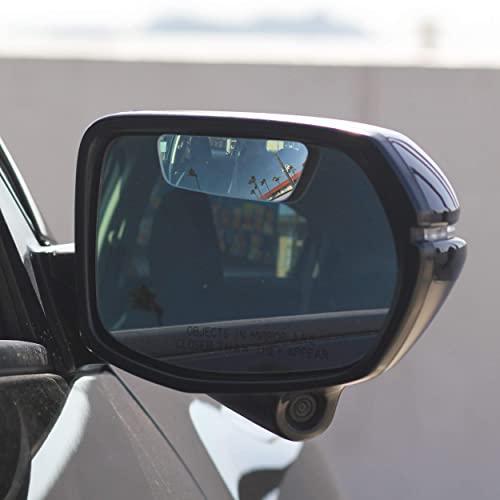 Safe View Wingman Blind Spot Mirrors – See More, Drive Safer – Real Convex Glass, Wide Angle Vision, Easy Peel & Stick, Durable Weatherproof Design - size: Wingman