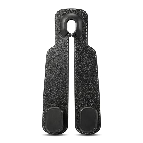 Car Headrest Hooks-4 Pack Heavy Duty Seat Hooks for Car Organizing, Universal Hanging Hooks for Purses Handbags Grocery Bags Coats, No-Slip Durable Car Accessories