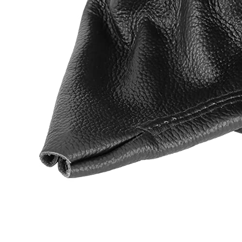 X AUTOHAUX Gear Shifter Knob Boot Dust Cover PU Leather for BMW 323i 1998-1999 for BMW 325i 330xi 2004-2005