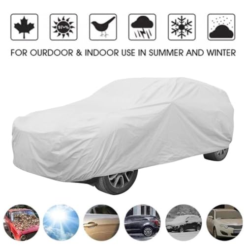 Car Cover Waterproof All Weather for Automobiles, All Weather Season UV Protection Snowproof Outdoor Full Cover Universal Fit All Car,Rain Winter Sun Protection Cover - color: 400*160*120cm