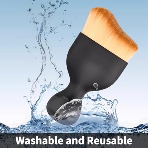 Car Interior Cleaning Brush Set 2PCS, Soft Bristle Car Detailing Brush with Protective Cover, Dashboard Air Vent Cleaner, Scratch-Free for Screen, Keyboard, Laptop & Electronics