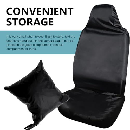 2PCS Car Seat Cover Protector, Waterproof Stain Resistant Front Seat Protective Cover, Washable Oxford Seats Protectors for Gym Workout, Running, Beach and Hiking,Fit for Cars, SUVs, Trucks - size: 2 PCS