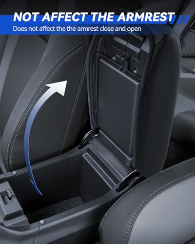 Armrest Cover for Volvo XC60 2018-2024 2025 Accessories Center Console Middle Lid Pad Protector for Car Elbow Rest - size: for 2018-2025 Volov XC60