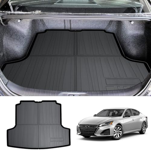 Powerty Trunk Mat for 2019-2025 2026 Nissan Altima Sedan Accessories Cargo Mats TPO All Weather Cargo Liner Heavy-Duty Trunk Liners - size: Cargo Mat|For|19-26|Nissan Altima Sedan