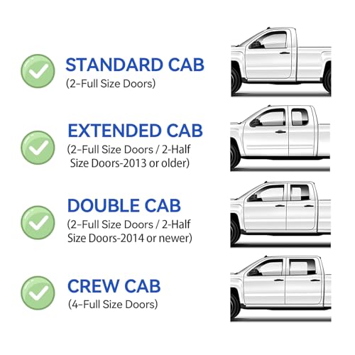 Window Visors for 1999-2007 Chevy Silverado & Sierra 1500/2500, Rain Guards Vent Shield Shade Deflector Dark Smoke 2001-2007 Silverado & Sierra 3500 Standard/Regular Cab, 2PCS, Tape-On - style: For 1999-2007 | Silverado/ Sierra | Standard Cab | Out-Channe