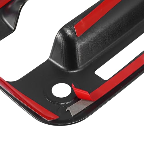 X AUTOHAUX 4pcs Gloss Black Exterior Door Handle Cover for Ford F-150 4DR 2004-2014 Car Outside Decor Trim
