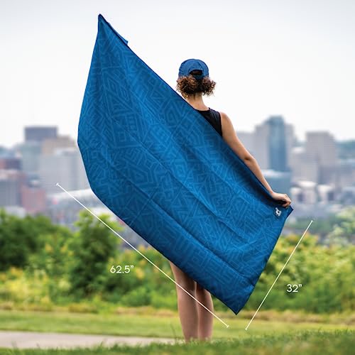 Sprints Athletic Running Towel, Full-Sized, Car Seat Cover - Performance Microfiber… (Out N Back) - color: Out N Back