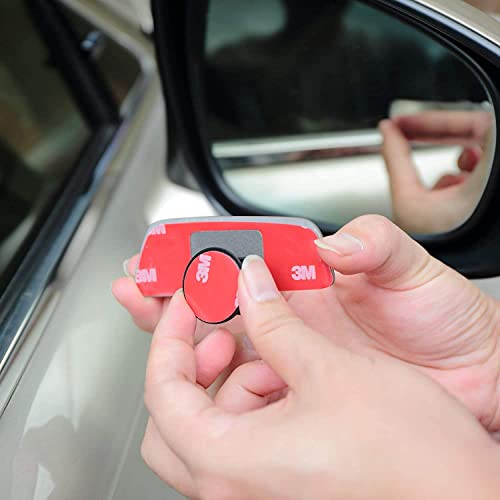 Verivue 3.5-Inch Rectangular Blind Spot Mirrors for Cars, Universal Fit, HD Convex Wide Angle, Stick-On Frameless Design, Adjustable Blindspot Mirror for Car Side Mirrors, 2-Pack - size: Rectangle