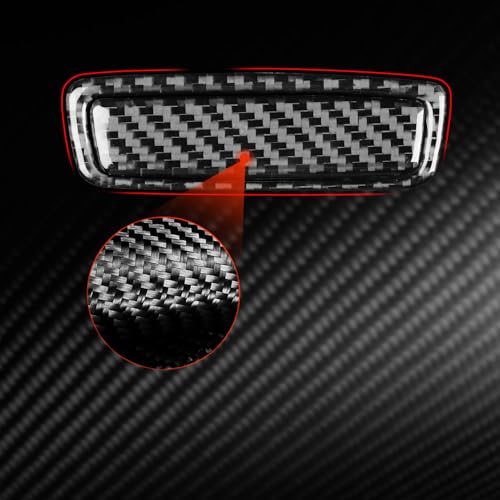 NVCNX Carbon Fiber Accessories for Mercedes Benz GLE GLS 350 450 450e 580 53 63 S AMG 2020-2026 2021 2022 2023 2024 2025 W167 C167 X167 Rear Armrest Cover Interior Trim Overlay Sticker Decal 2PCs - color: Rear Armrest Trim