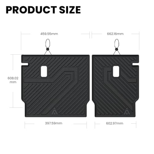 LASFIT Rear Seat Back Protector for Honda HR-V 2023-2026,All Weather TPE Pet Friendly Custom Fit HR-V Second Row Back Seat Cover Backseat Mat Liner - style: 6)For Honda HR-V | 2023-2026 | Back Seat Cover