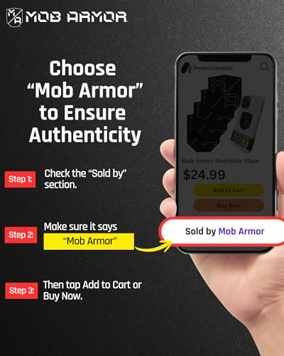 Mob Armor MobNetic Plates (2 Pack) - Compatible with Mob Magnetic Phone Mount for Car - Universal Smartphone Mounting Plates - Best Vehicle Accessory for Cellphone - Black - size: 2 Pack