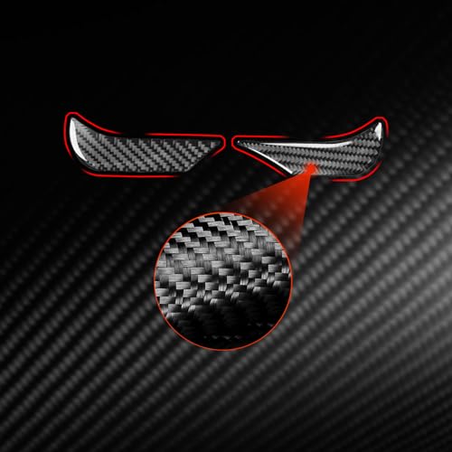 NVCNX Real Premium Carbon Fiber for Toyota Tundra 2022-2026 / Sequoia 2023-2026 2024 2025 Truck Pickup SUV Car Dash Instrument Cluster Cover Interior Trim Accessories Thick Overlay Sticker Decal 2PCs - color: Dash Instrument Cluster Trim