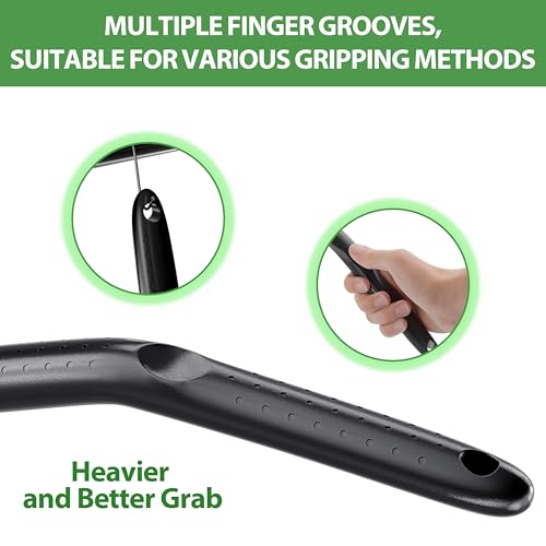 Car Windshield Cleaner Tool with Extendable Handle, Inside Auto Window Glass Cleaning Kit with 5 Washable Microfiber Pads, Streak-Free Defogger Wand for Deep Dashboards & SUVs - color: Dark Green