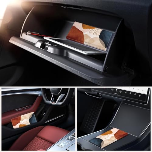 Car Registration and Insurance Holder,Colour Patterns Men Women Car License Document Registration and Insurance Card Holder - color: Abstract Texture