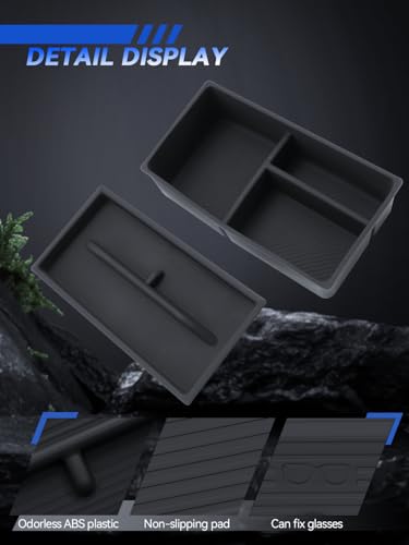 for Lexus RX350 Center Console Organizer Double-Layer 2023 2024 2025 2026 Lexus RX350/RX450/RX500 Accessories Armrest Box Storage Organizer Tray 2-Pack - size: for 2022-2026 Lexus RX