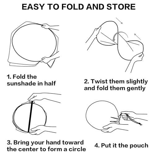 Funny Rooster Chicken Windshield Sunshade for Car SUV Truck Foldable Uv Ray Reflector Front Window Sun Shade Visor Shield Cover -59" X 31" - color: Chicken