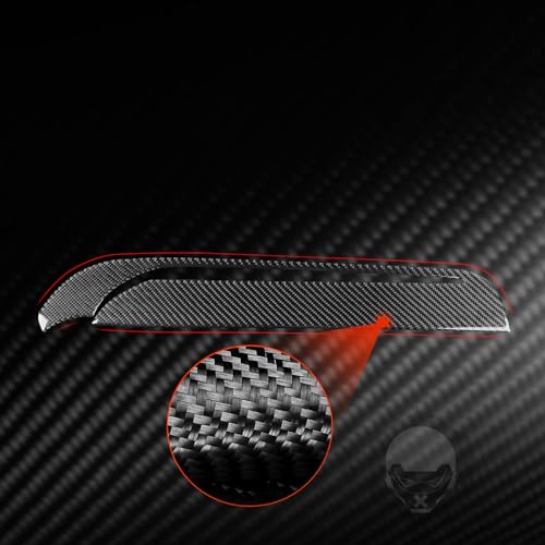NVCNX Real Premium Carbon Fiber Accessories for Dodge Durango 2011-2020 2012 2013 2014 2015 2016 2017 2018 2019 Car Dash Dashboard Co-Pilot Panel Cover Interior Trim Sticker Decal 1PC - color: 2011-2020 Dash Co-pilot Panel Trim