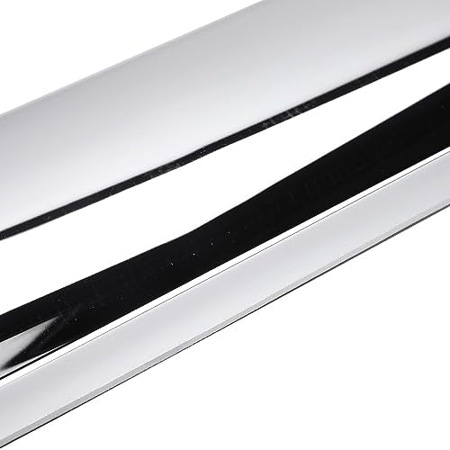 Chrome Side Window Visor Wind Vent Deflector for 2013-2019 Ford Escape,4pcs Outside Mount Style Chrome Nice Shade Sun Rain Guards Set 94383Y - size: 4pcs 2013-2019 Escape (Outside Mount) Chrome