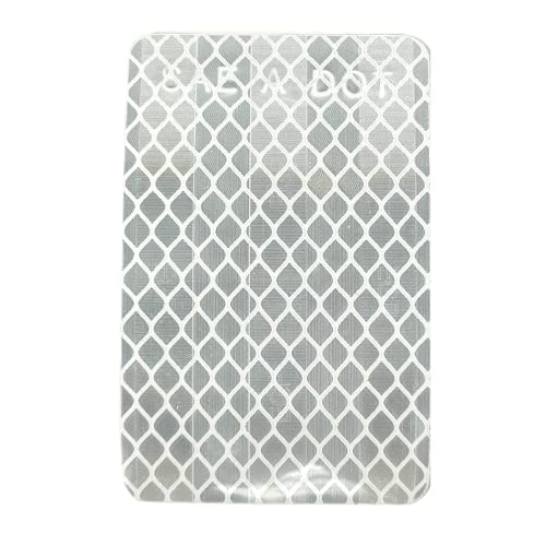 All Star Truck Parts White 2x3 Rectangle High Visibility Reflective Stick-On Prism Reflector DOT-SAE Strong Weatherproof Trailer Camper RV Flatbed Fender Property Boat Marine Safety (White, Qty 4) - color: WHITE, size: 4 PACK