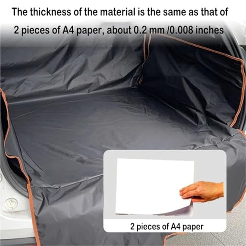 Universal Waterproof SUV Cargo Liner, Pet Mat Trunk Cover for Back Cargo Area