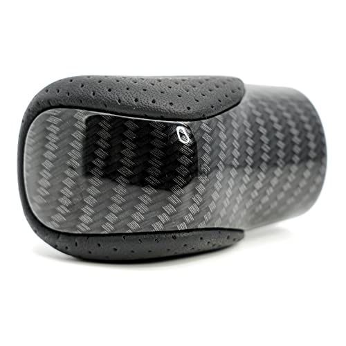 Gear Shift Knob Shifter for Lexus ES GS GX is NX RC RX 200t 300 350 3450h 450hL 350L (Punched Black Leather/Carbon Pattern) - color: Punched Black Leather / Carbon Pattern