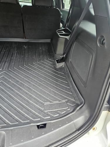 Cargo Liner for Ford Explorer 2011-2019 – Weather-Resistant Protection Trunk Mat for SUV with Raised Lip–Non-Slip Car Trunk Tray Rubber–Easy to Install–3D Shaped Laser Pre-Cut Design