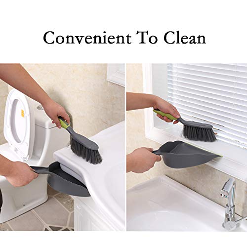 Dustpan and Brush Set,Dust Pans with Brush,Hand Broom Dust Pan,Broom Dustpan Set are Suitable for Kitchen, Sofa, Table, Car Trunk and Seat, Pet Nest and so on.(2pcs) - size: 2Set