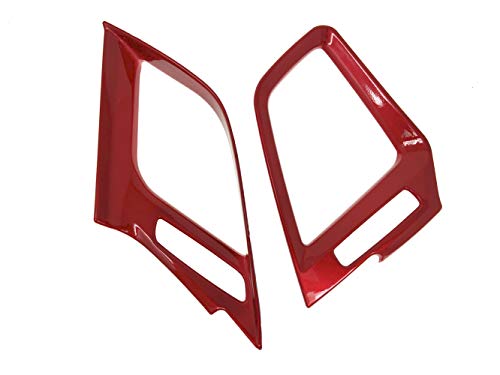 GZXinWei Red Dashboard Air Vent Outlet Cover Trim Interior Frame Panel Sticker for Honda 10th Gen Civic 2016 2017 2018 2019 2020 2021 - color: Red