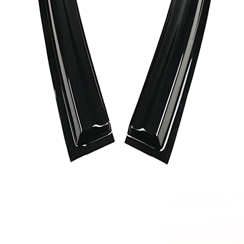 94714 Tape-On Smoke Tinted Side Window Visor Deflectors Vent Rain Guards Compatible with Fusion 2013-2020 S SE SEL Titanium Hybrid - size: 2013-2020 Fusion