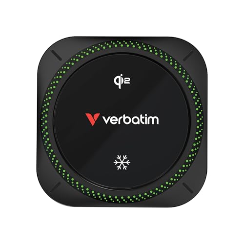 Verbatim Charge 'n’ Drive Qi2 Magnetic Wireless Car Charger – RGB Lighting - style: Qi2 Magnetic Wireless – RGB Lighting